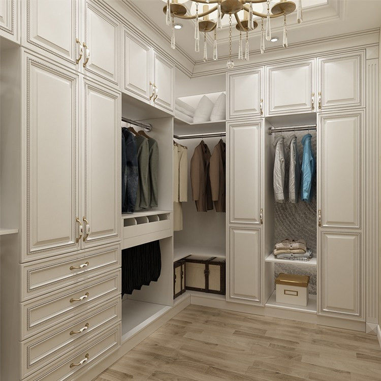 MR HDF Board Wooden Wardrobe Closet for Bedroom Large Storage Space and Durable Design