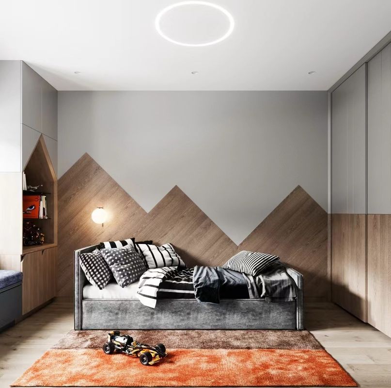 Wood Style PANEL Trend Professional Wardrobe for Bedroom Closet and Living Room Furniture