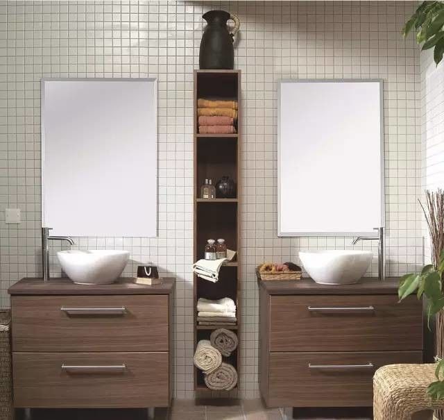 European Style Bathroom Vanity with Handle-Free Design and Customized Color Options