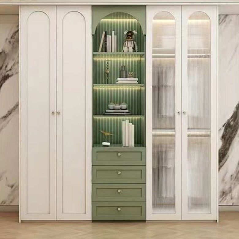 Versatile Storage Made Simple with Our Trend French Elegant Wardrobe Wood Style PANEL