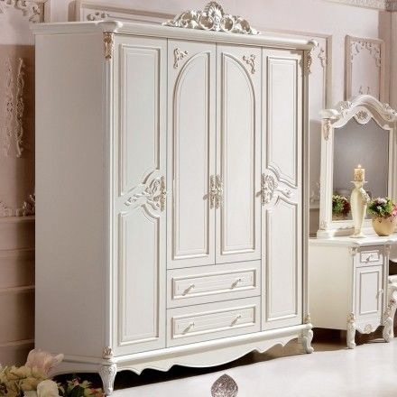 Versatile Storage Made Simple with Our Trend French Elegant Wardrobe Wood Style PANEL