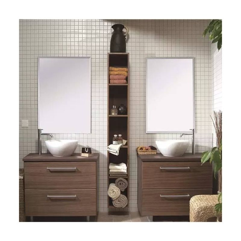 Customized Color Hotel Vanity Bathroom Equipment Width 38-46 in for Customized Needs