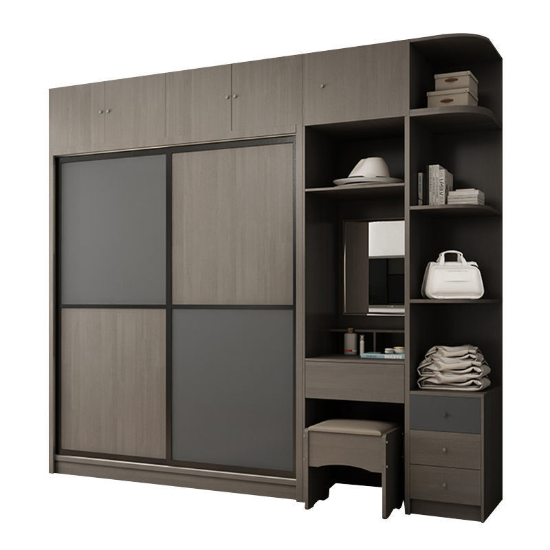 Modern Bedroom Set with 2 Door Wardrobe Almari Furniture Customizable and Modern OEM ODM
