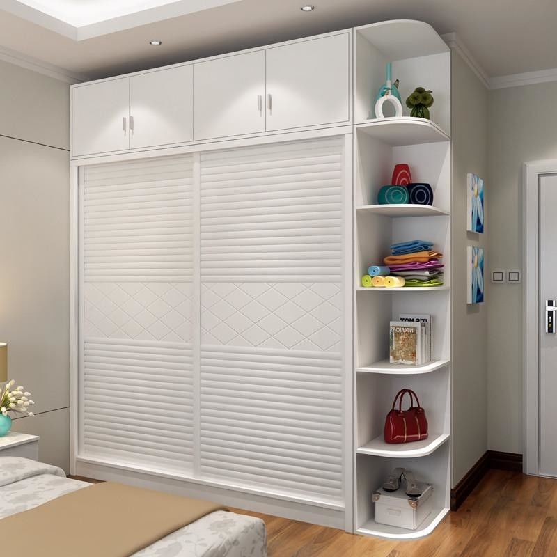 Modern Bedroom Set with 2 Door Wardrobe Almari Furniture Customizable and Modern OEM ODM
