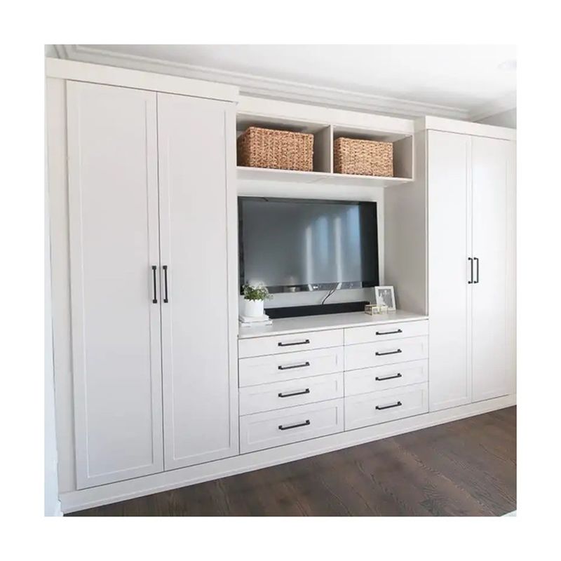 YALIG Customized Walk in Closet Cabinet Design for Home Villa Hotel Apartment Laundry