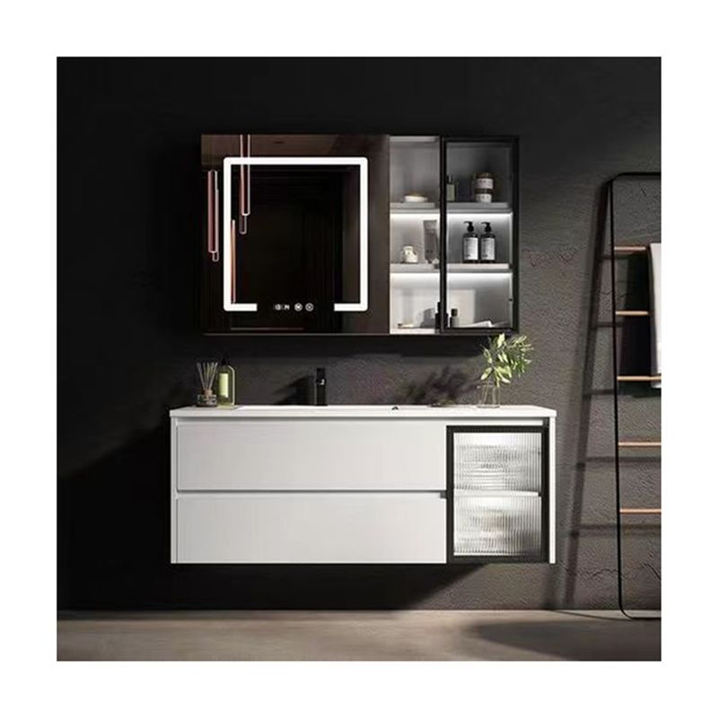 Customized Designs and MDF Door Material in YALIG Floating Vanity Set for Modern Bathrooms