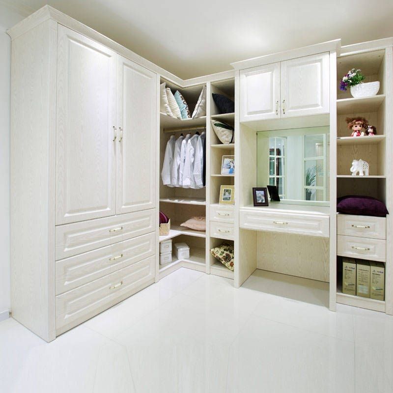 YALIG Customized Walk in Closet Cabinet Design for Home Villa Hotel Apartment Laundry