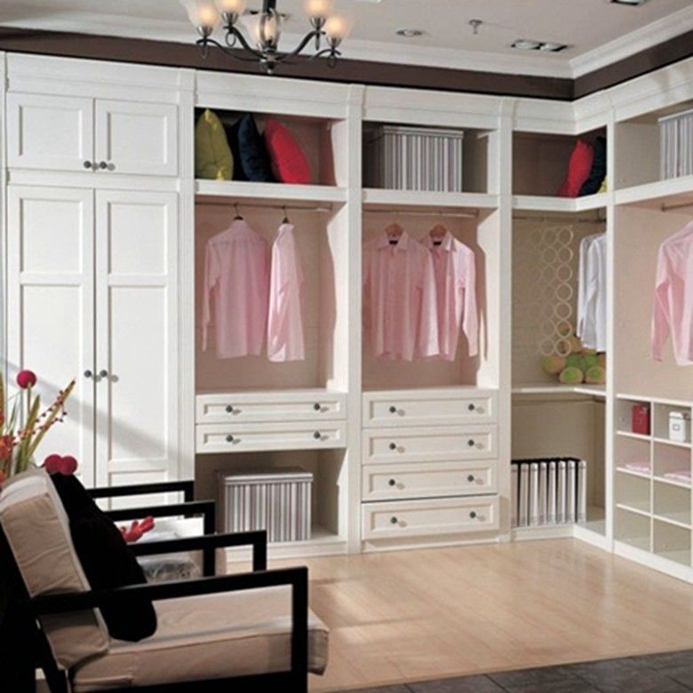 YALIG Customized Walk in Closet Cabinet Design for Home Villa Hotel Apartment Laundry