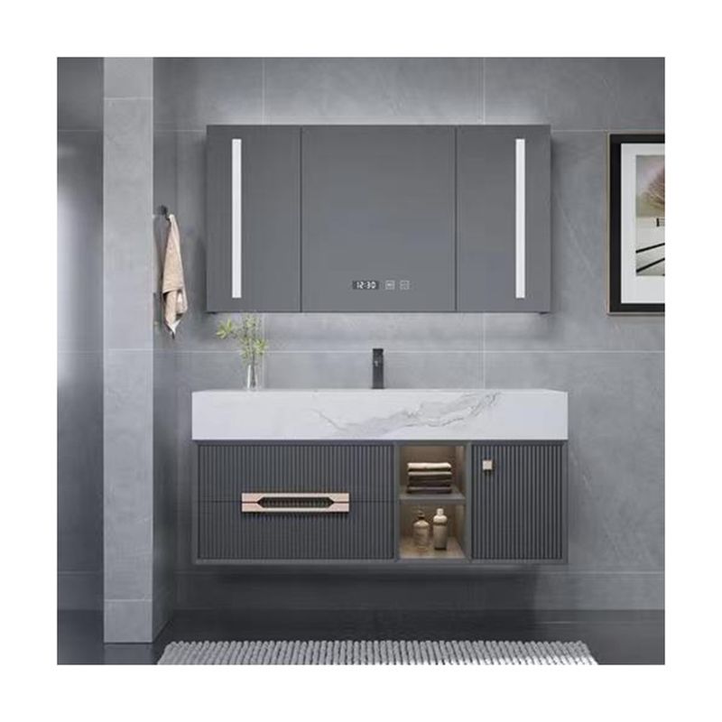 Add Elegance to Your Bathroom with Luxury Custom Wash Basin and Floating Vanity Cabinet