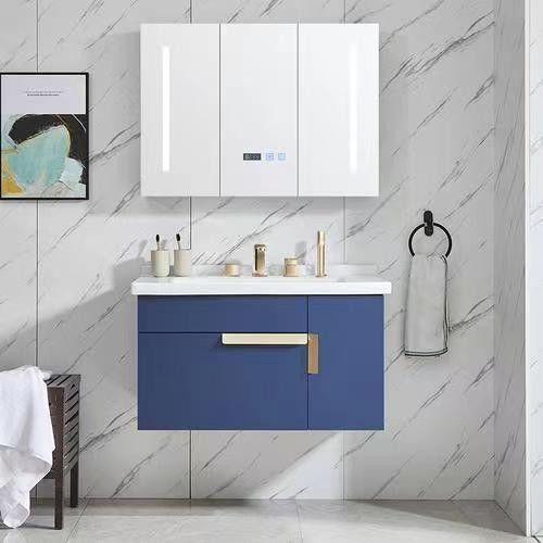 Add Elegance to Your Bathroom with Luxury Custom Wash Basin and Floating Vanity Cabinet