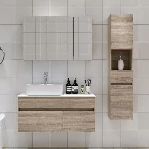 Add Elegance to Your Bathroom with Luxury Custom Wash Basin and Floating Vanity Cabinet