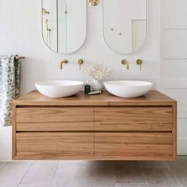 Rectangle Vanity YALIG Custom Luxury Quartz Counter Top Set for Modern Bathroom Design