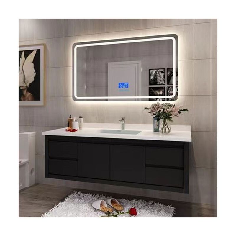 Transform Your Bathroom with Solid Wood Wall Mounted Vanities and Floating Wash Basin