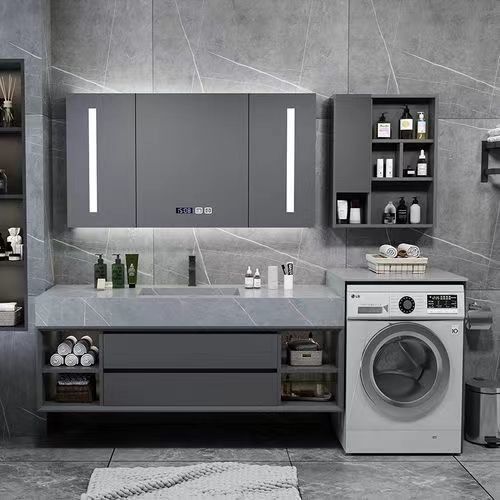 Transform Your Bathroom with Solid Wood Wall Mounted Vanities and Floating Wash Basin