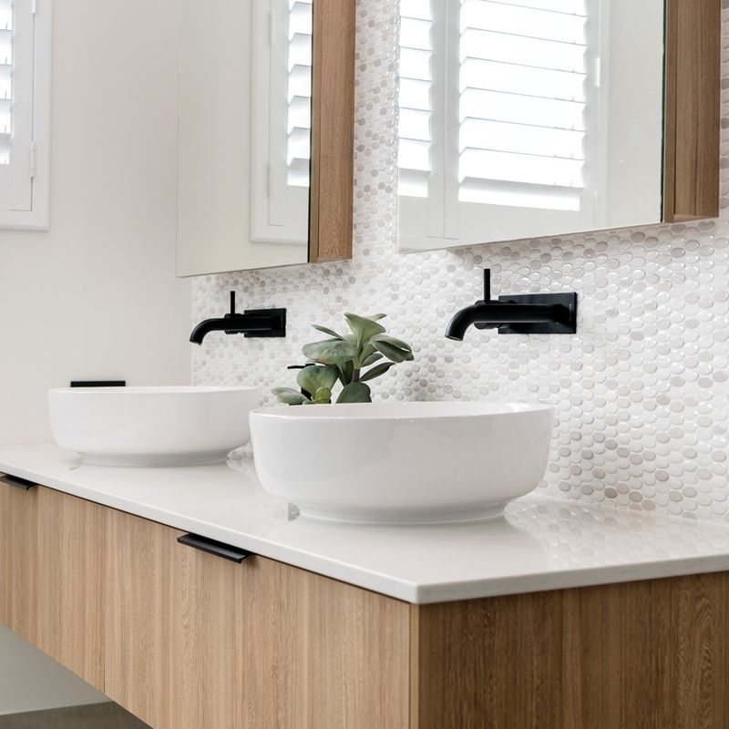 Transform Your Bathroom with Solid Wood Wall Mounted Vanities and Floating Wash Basin