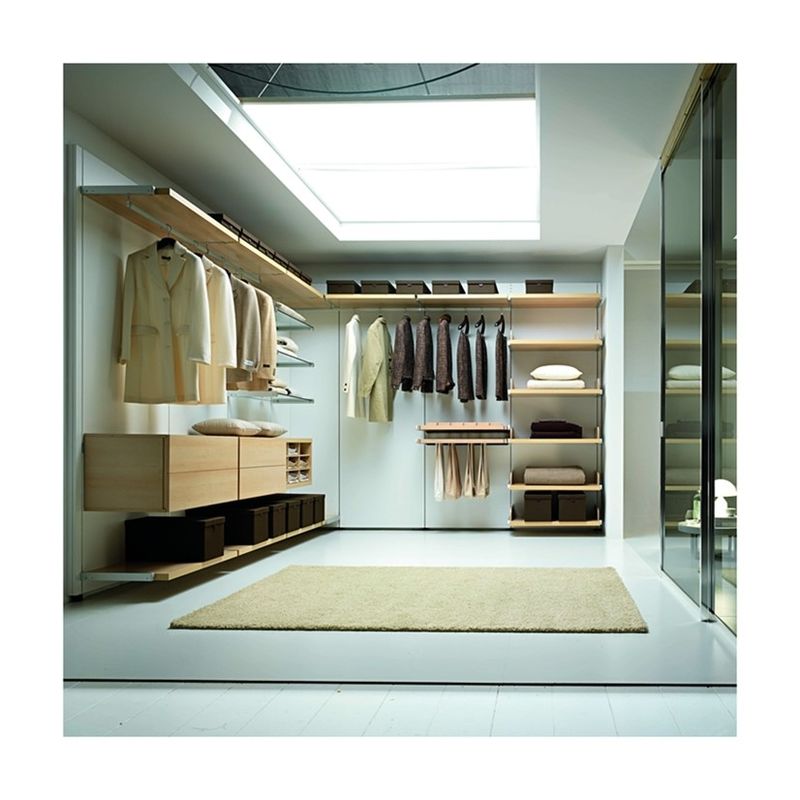 Contemporary Design Style Custom Walk In Wardrobe Closet for Modern Bedroom Furniture
