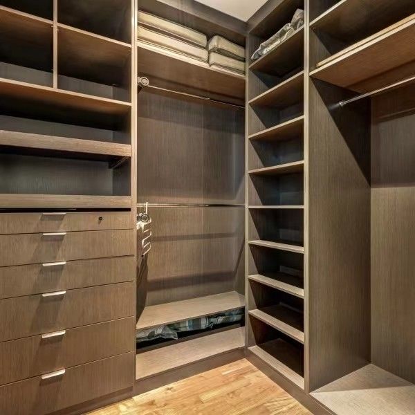 Contemporary Design Style Custom Walk In Wardrobe Closet for Modern Bedroom Furniture