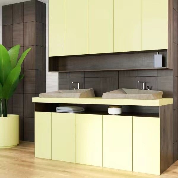 Modern Cabinet Storage and Bathroom Vanity Light Combo with Mirror by YALIG Design