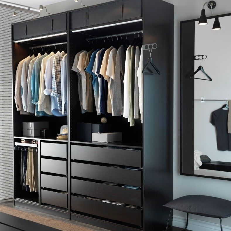 Modern Style Wooden Furniture YALIG Solid Wood Wardrobe Cabinets for Your Living Space