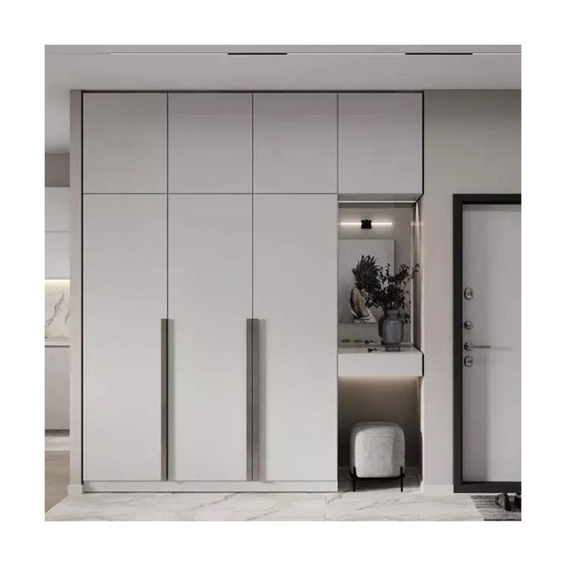 YALIG 2024 European Style Matte Lacquer Walk-in Closet and 2D / 3D for Home Furniture
