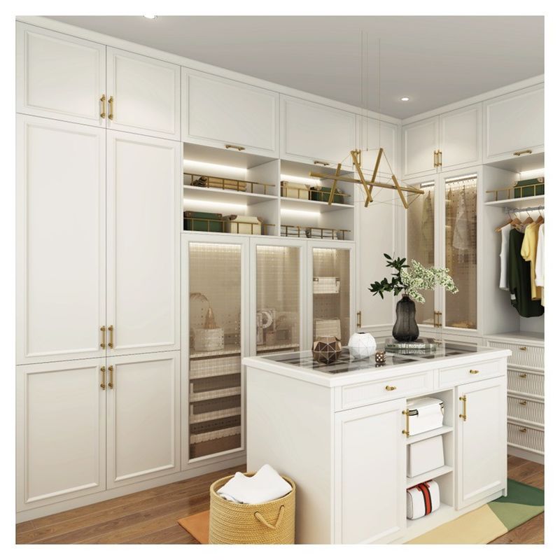 YALIG 2024 European Style Matte Lacquer Walk-in Closet and 2D / 3D for Home Furniture