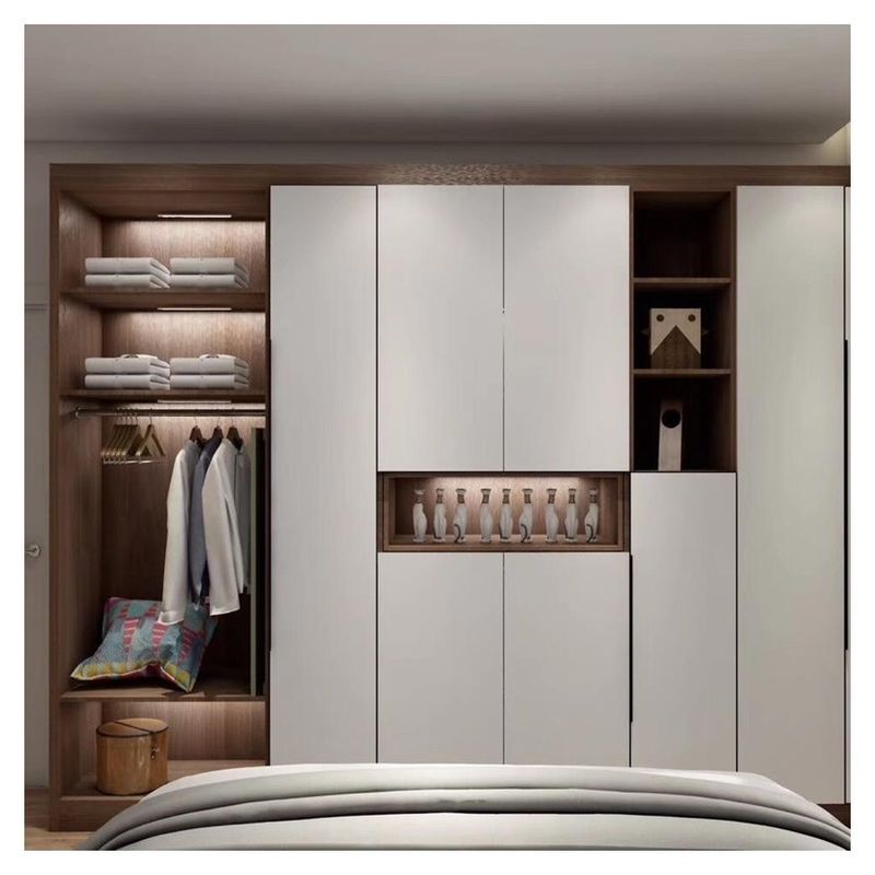 YALIG 2024 European Style Matte Lacquer Walk-in Closet and 2D / 3D for Home Furniture