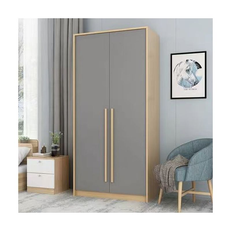 Mail Packing YALIG Modern Simplicity Bedroom Double Door Wardrobe Design for Apartment