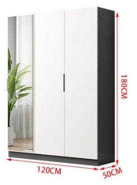 Mail Packing YALIG Modern Simplicity Bedroom Double Door Wardrobe Design for Apartment