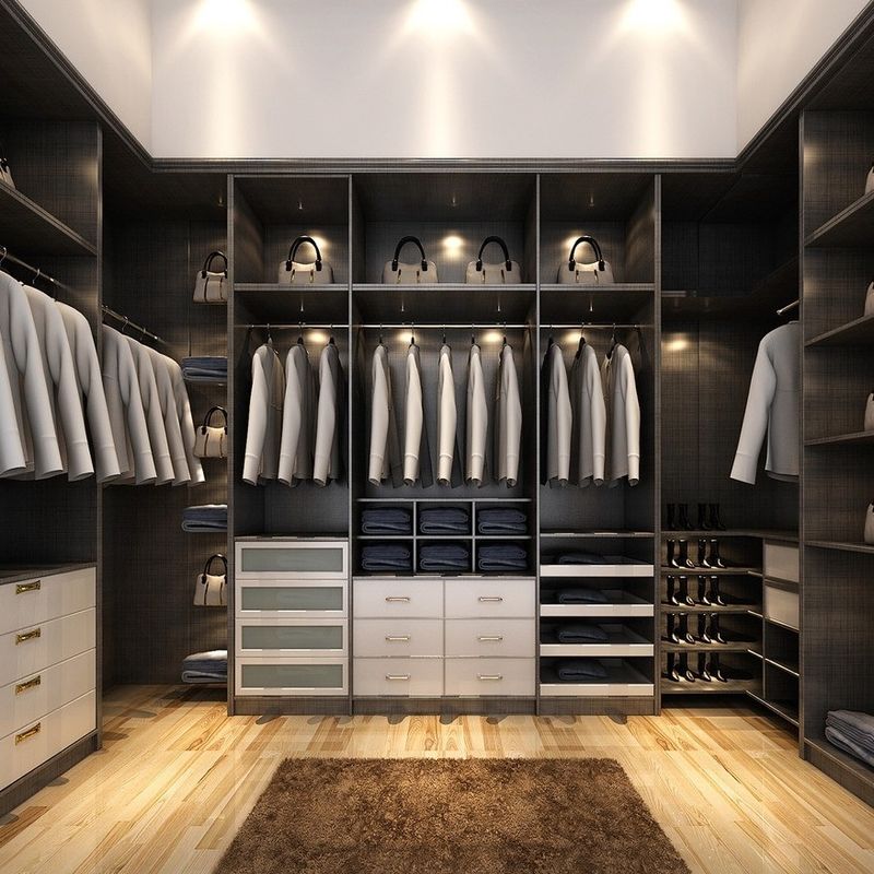 NO Folded 2024 Design Bedroom Closet Wood Wardrobe Cabinets for General within YALIG