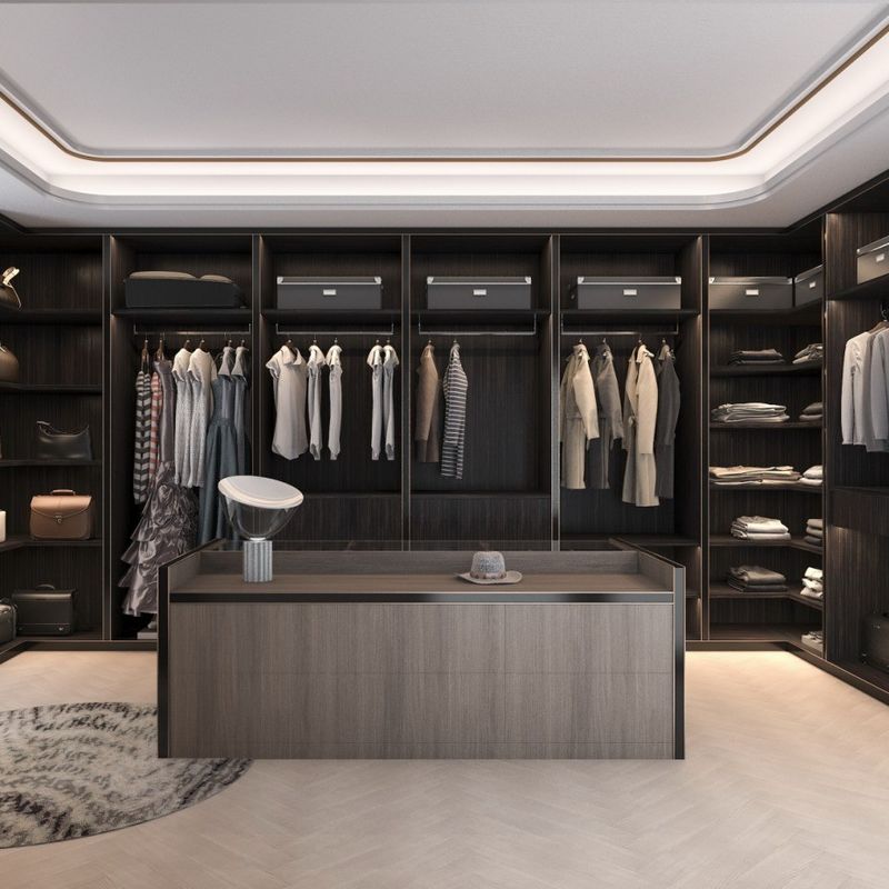 Contemporary Style Wooden Wardrobe for Modern Customized Color Bedroom Furniture
